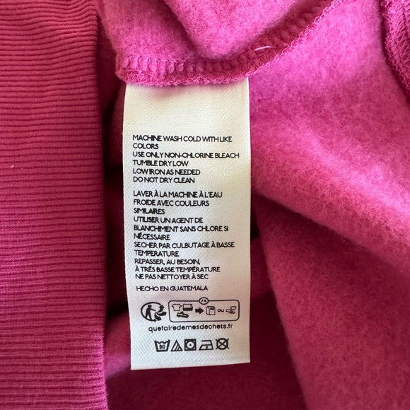 Anthropologie The Zodiac Sweatshirt Catherine O'Sullivan Taurus Pink Size XS New - Picture 10 of 11